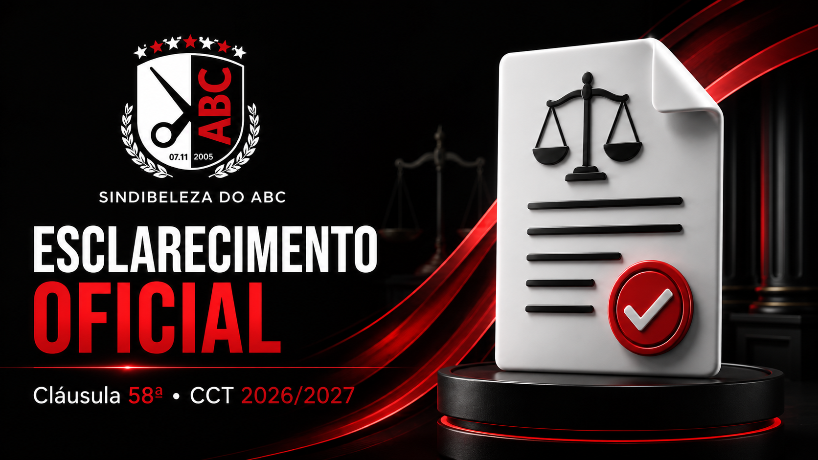 ESCLARECIMENTO – CLÁUSULA 58ª DA CCT 2026/2027